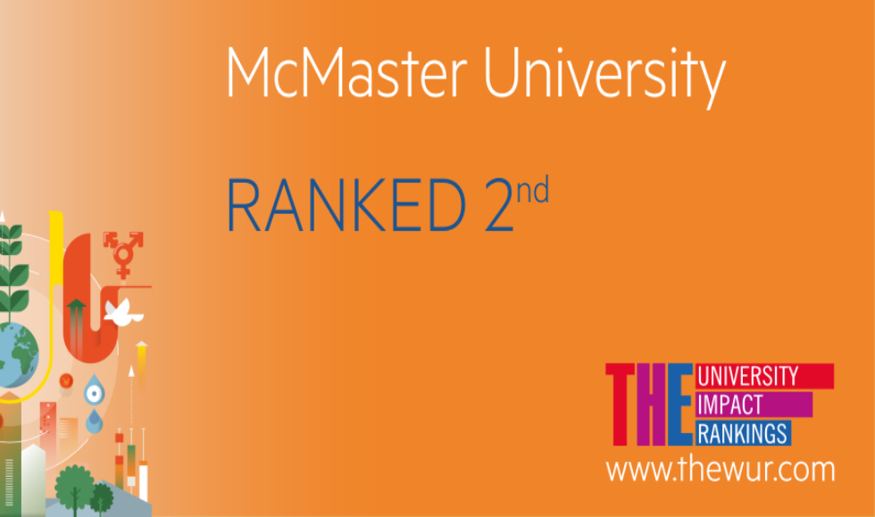 McMaster places second in world for impact - McMaster Global