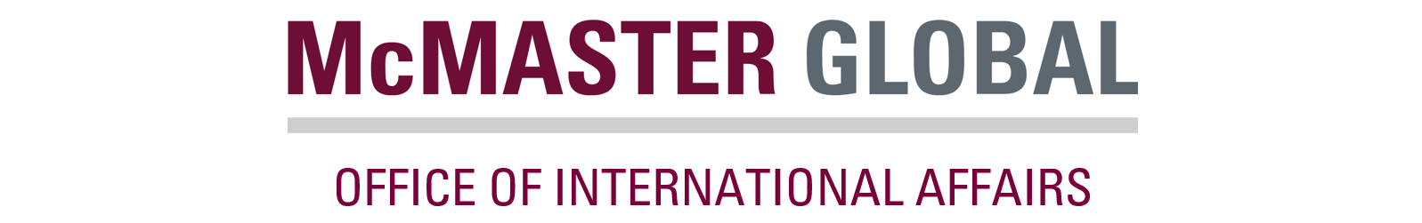 Logo for McMaster Global
